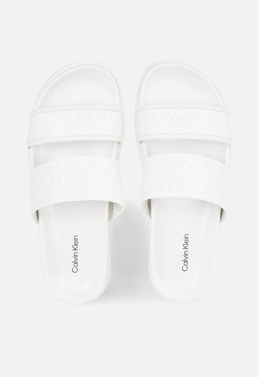 Calvin Klein - Slip on epimono - white monogram