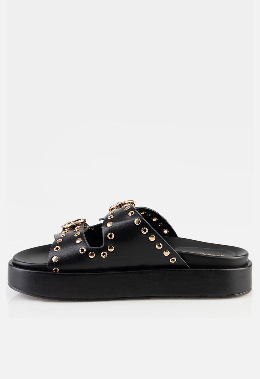 SISSY BOY - Stud slide - black