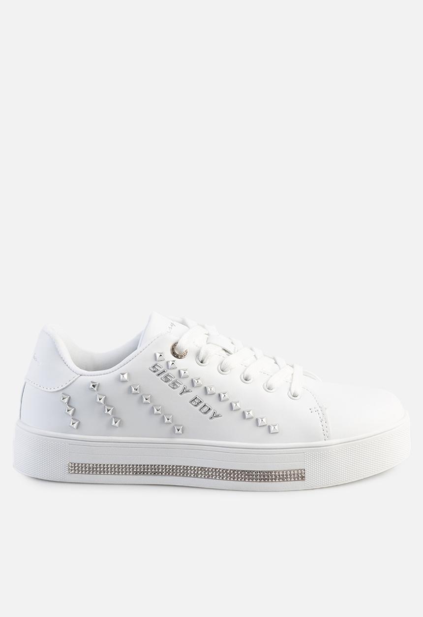 SISSY BOY - Diamante sneaker - white
