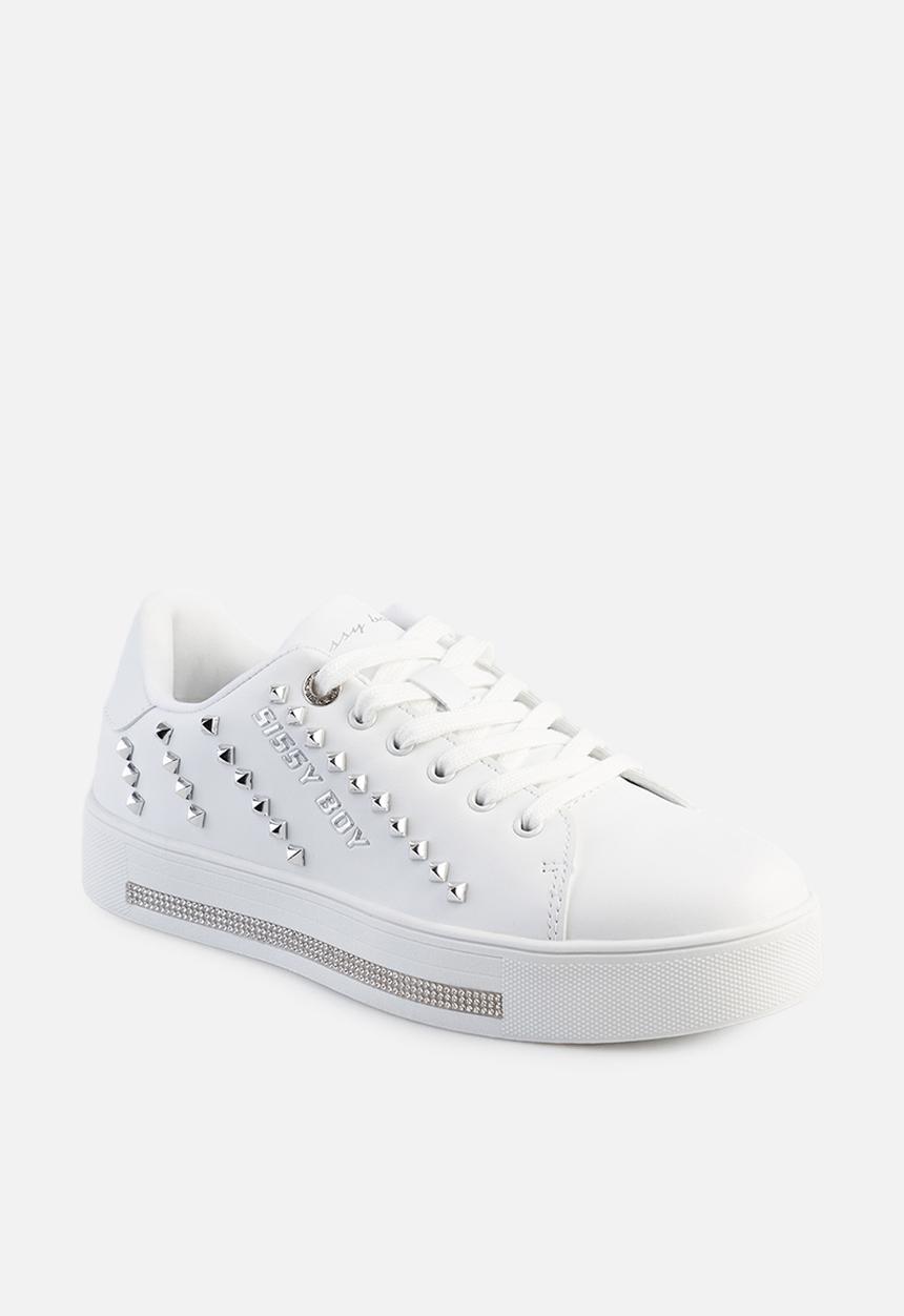 SISSY BOY - Diamante sneaker - white