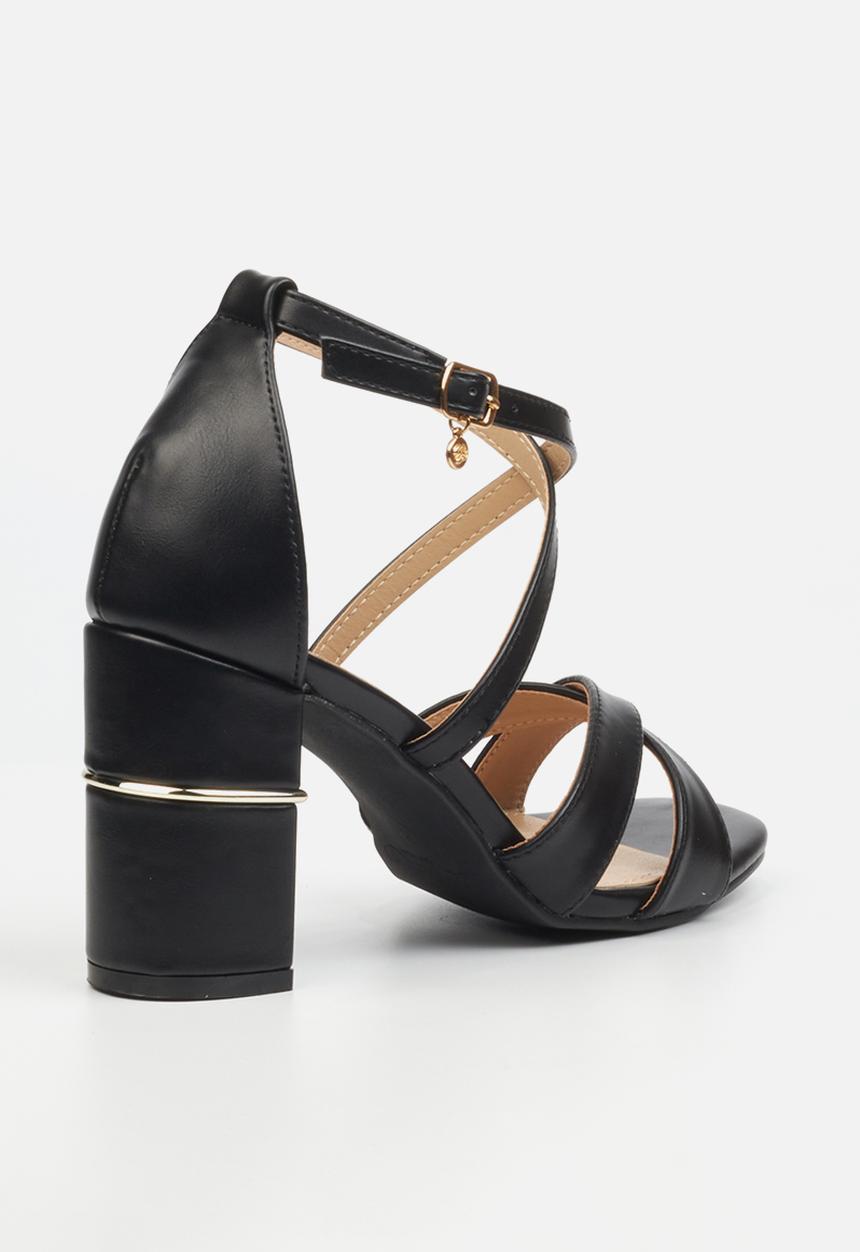 Miss Black - Café 1 block heel - black