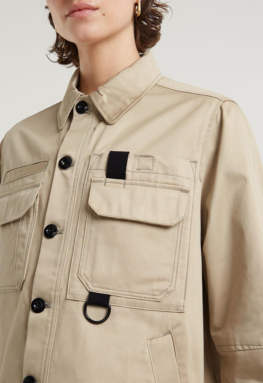 G-STAR - Tape overshirt wmn - westpoint khaki