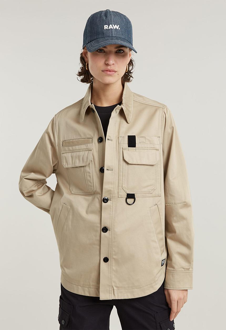 G-STAR - Tape overshirt wmn - westpoint khaki
