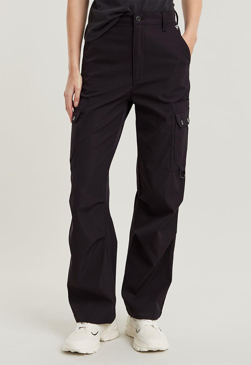 G-STAR - High waist cargo wmn - dk black