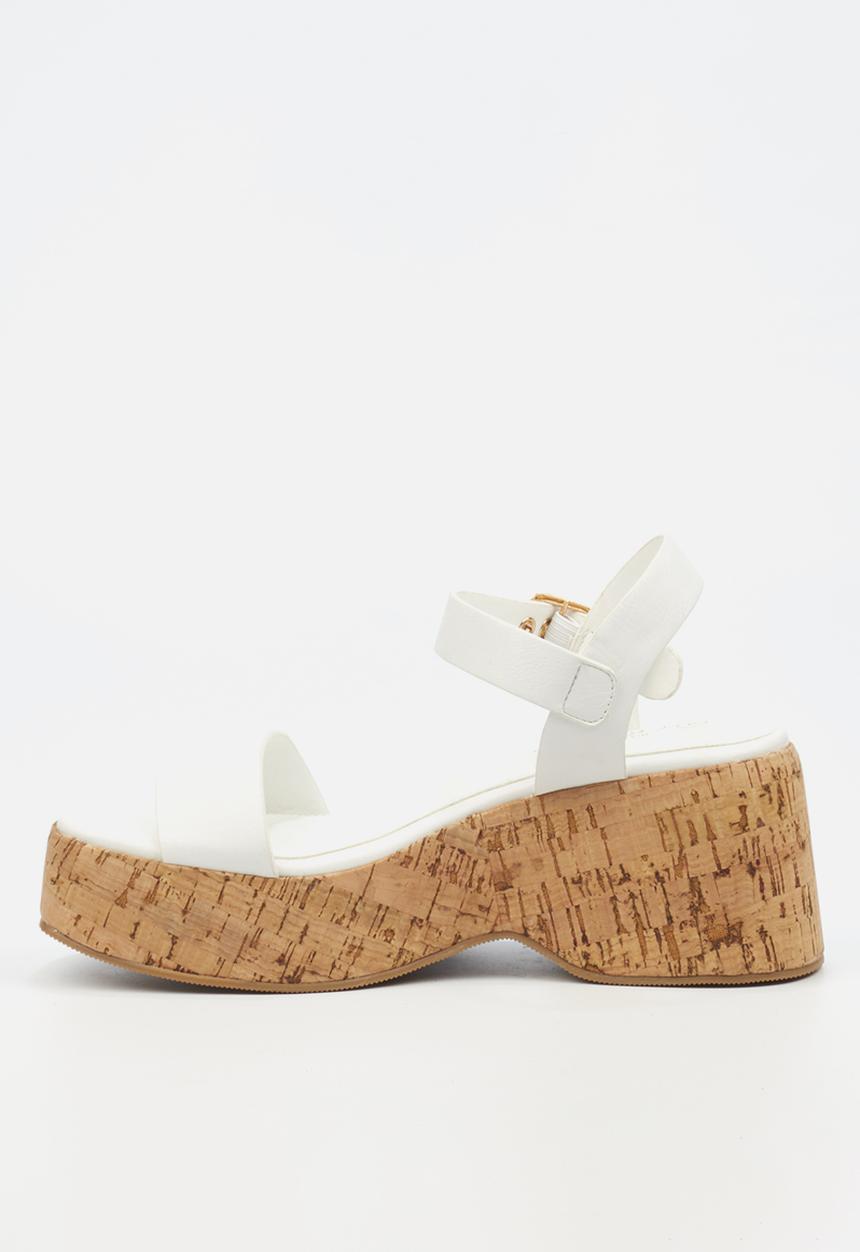 Miss Black - Melbec 1 wedge - white