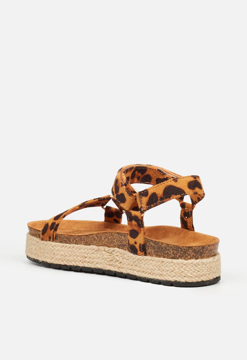 Butterfly Feet - Pisces 1 flatform - leopard