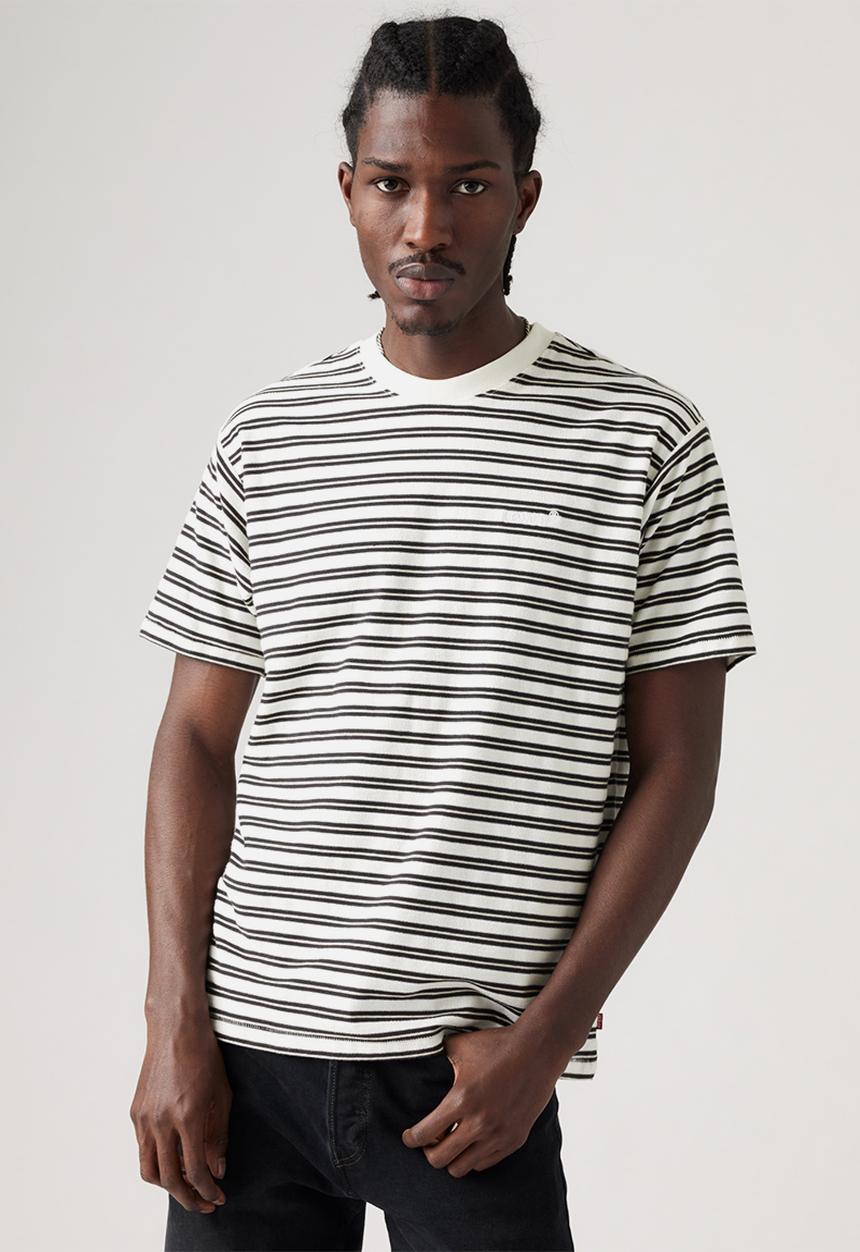 Levi’s® - Red tab vintage tee miles - stripe white
