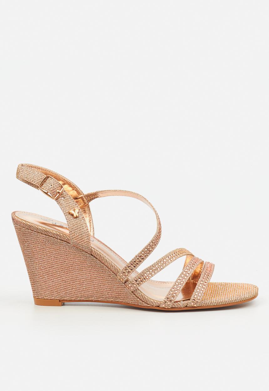Butterfly Feet - Crysta 2 wedge - rosegold