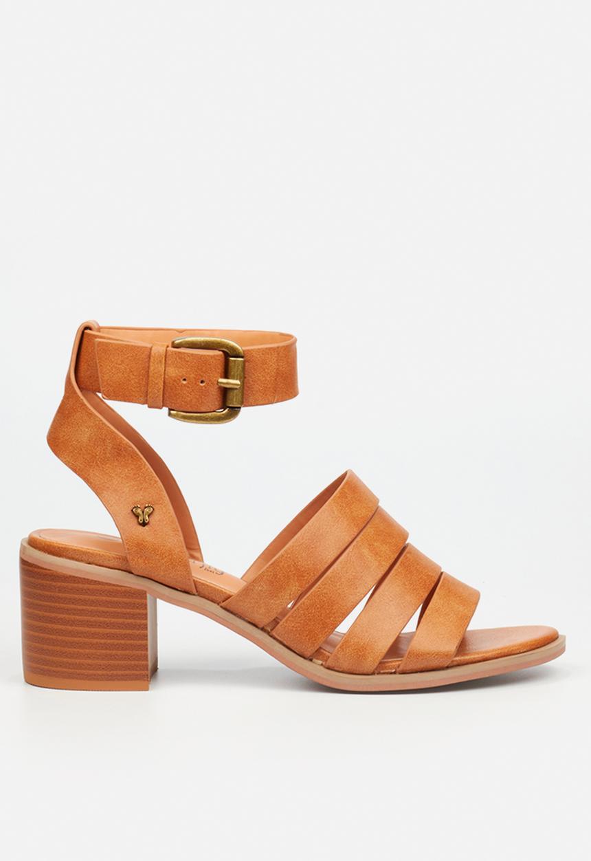 Butterfly Feet - Wexley 1 block heel - tan
