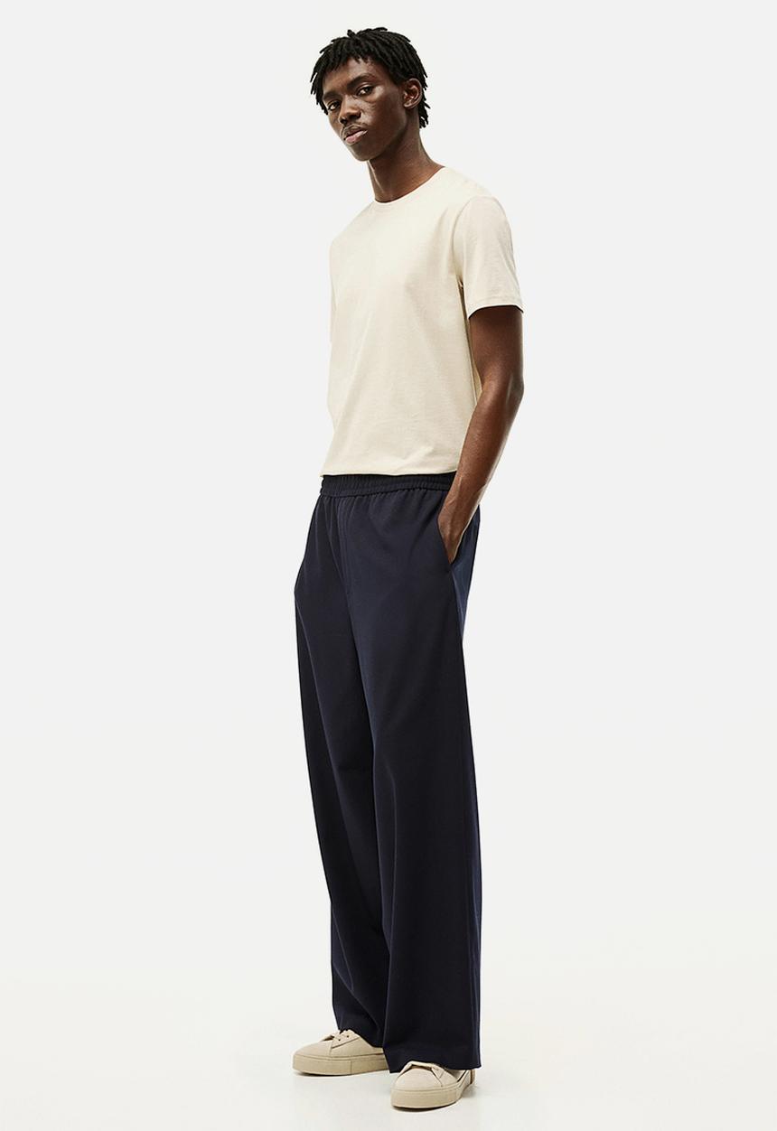 H&M - Slim fit pima cotton T-shirt - beige