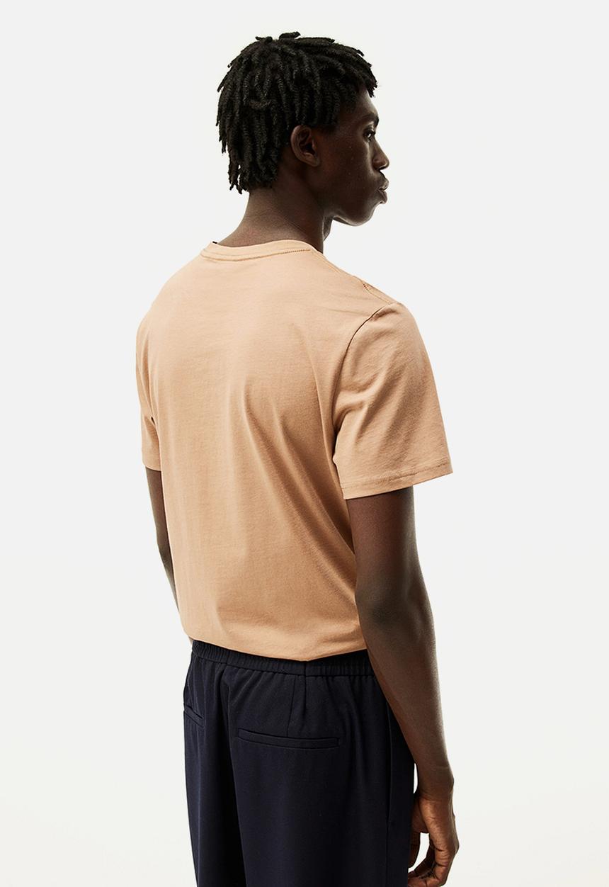 H&M - Slim fit pima cotton T-shirt - light brown