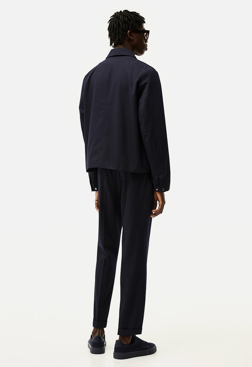 H&M - Slim fit tailored joggers - navy
