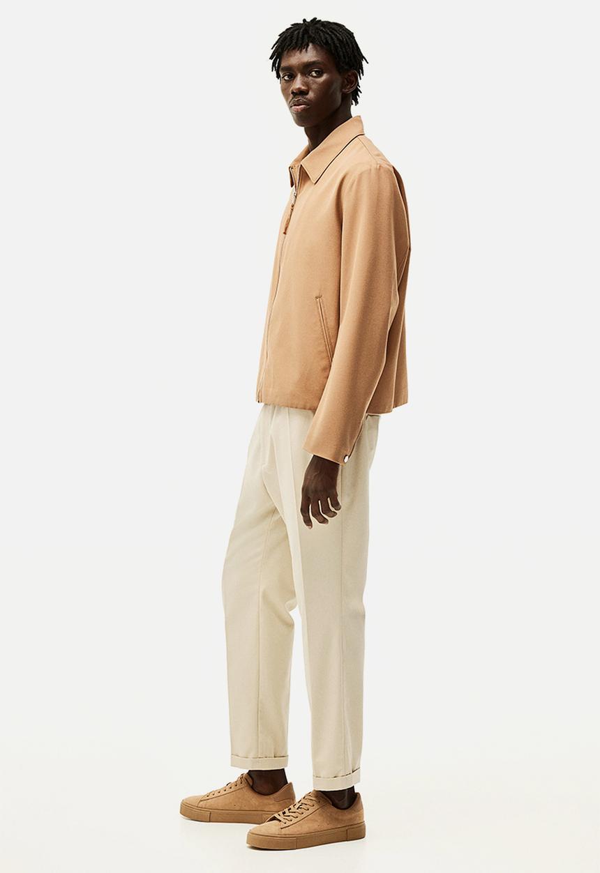 H&M - Slim fit tailored joggers - beige