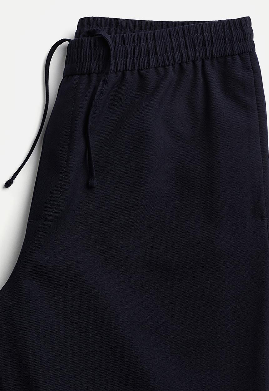 H&M - Loose fit twill joggers - navy