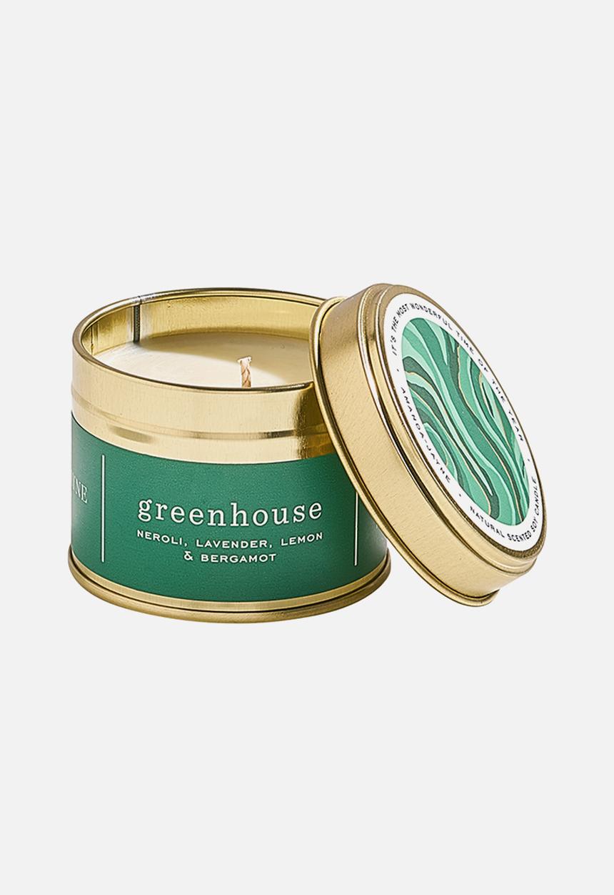 Amanda Jayne - Festive Travel Tin Candle Greenhouse
