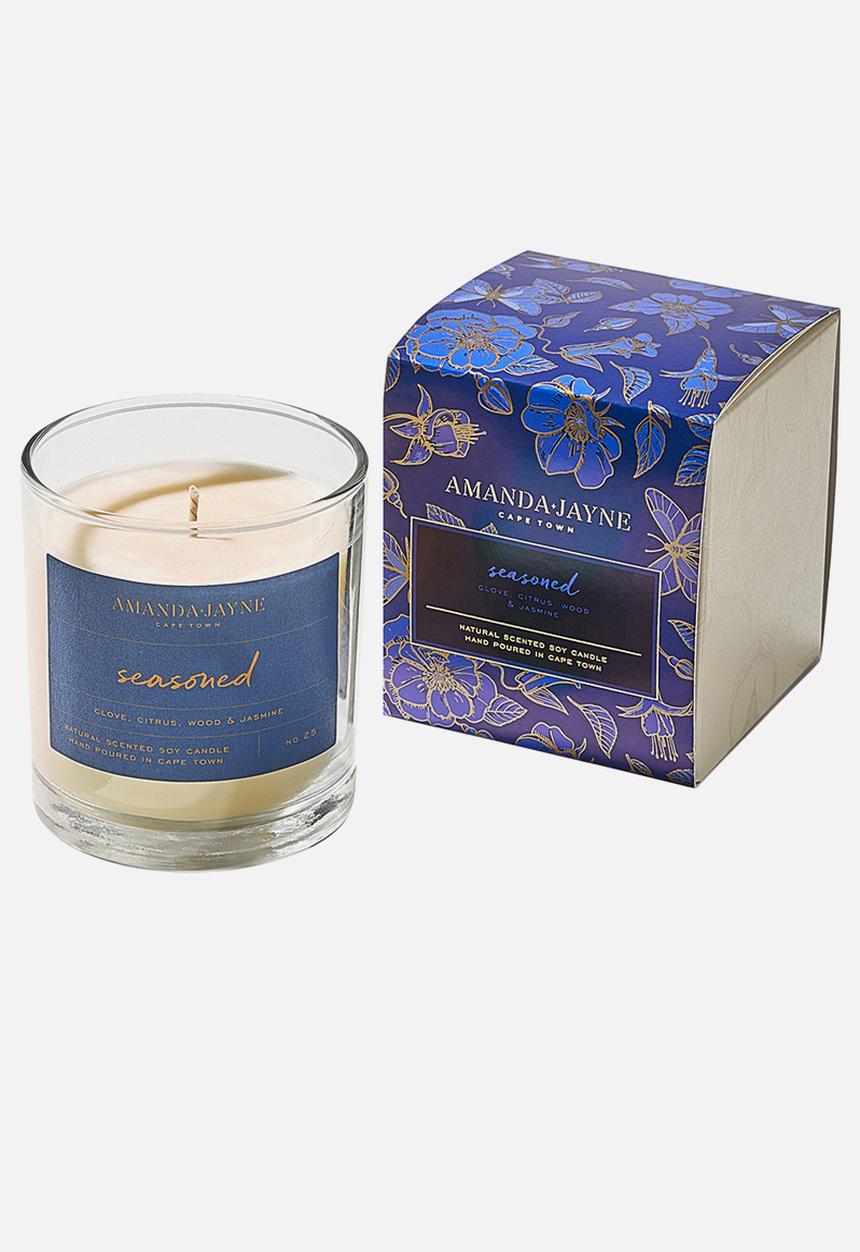 Amanda Jayne - Seasoned Glass Candle
