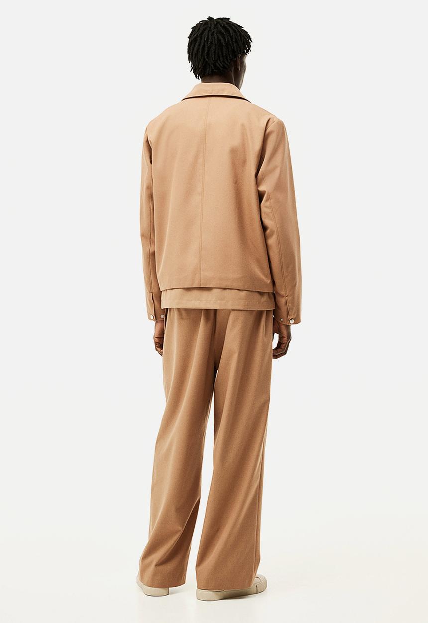 H&M - Loose fit twill joggers - light brown