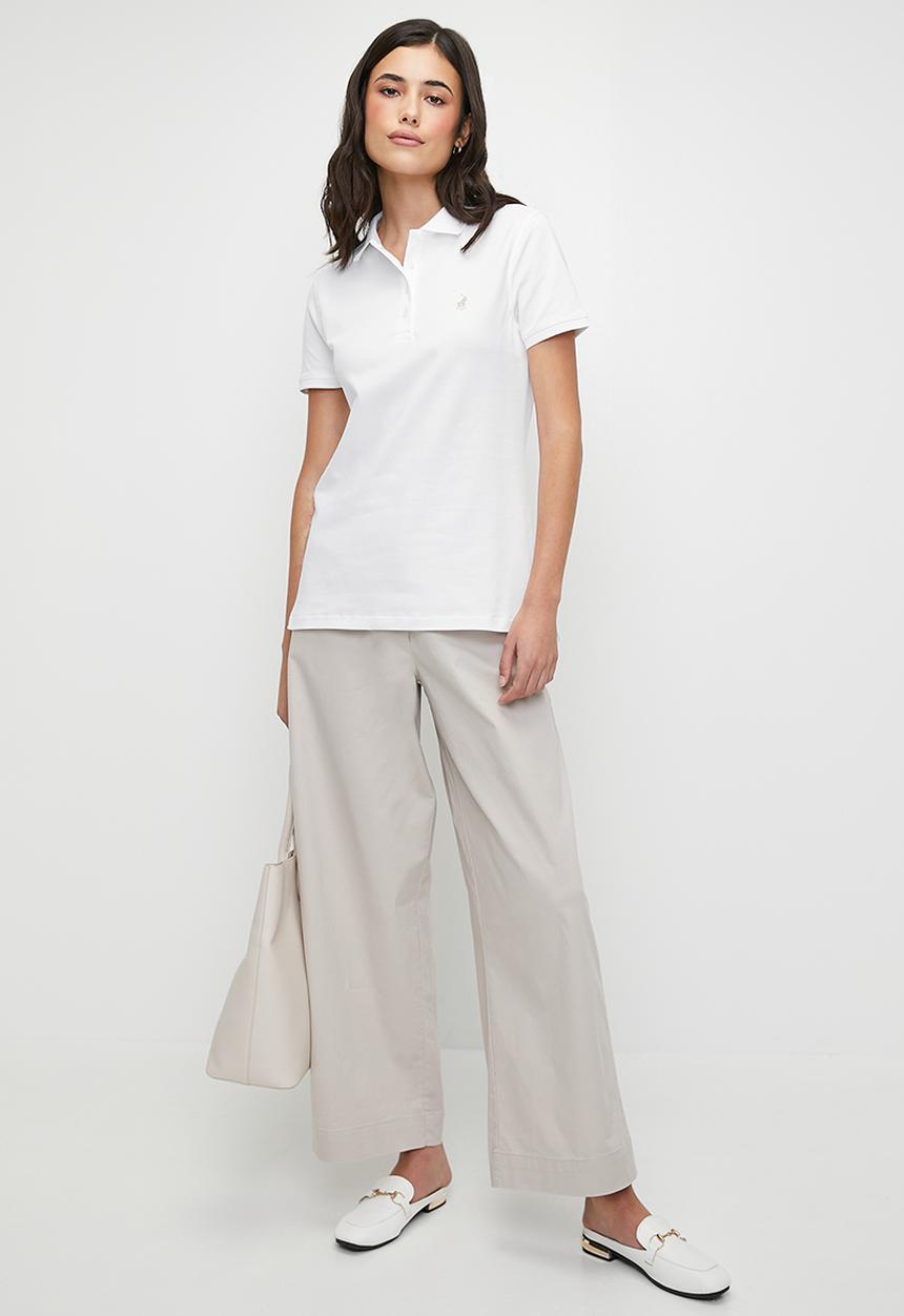 POLO - Wmn Margot Short Sleeve Golfer - White