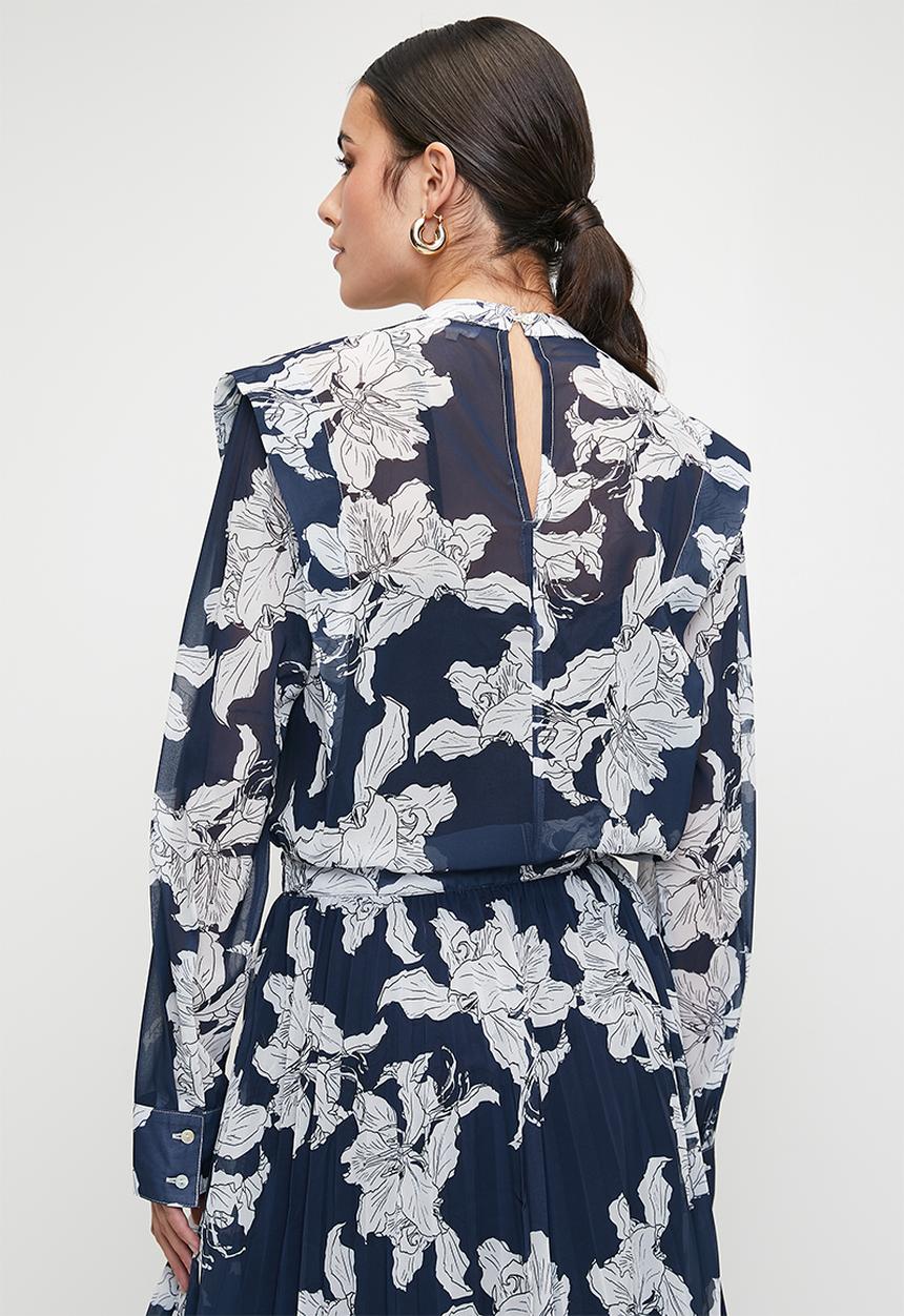 edit - Chiffon soft shirt - sage