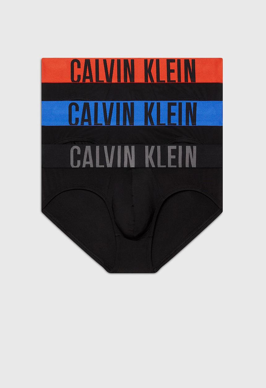 Calvin Klein - Hip Brief 3 Pack - Black