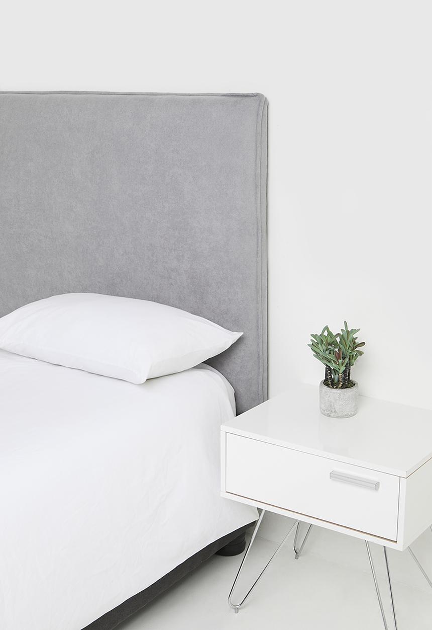 Sixth Floor - Detroit headboard - soro grey