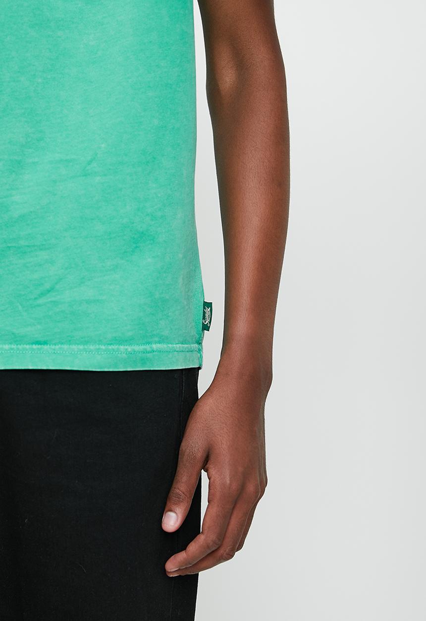 Superdry. - Neon Travel Loose T-Shirt - Cool Green