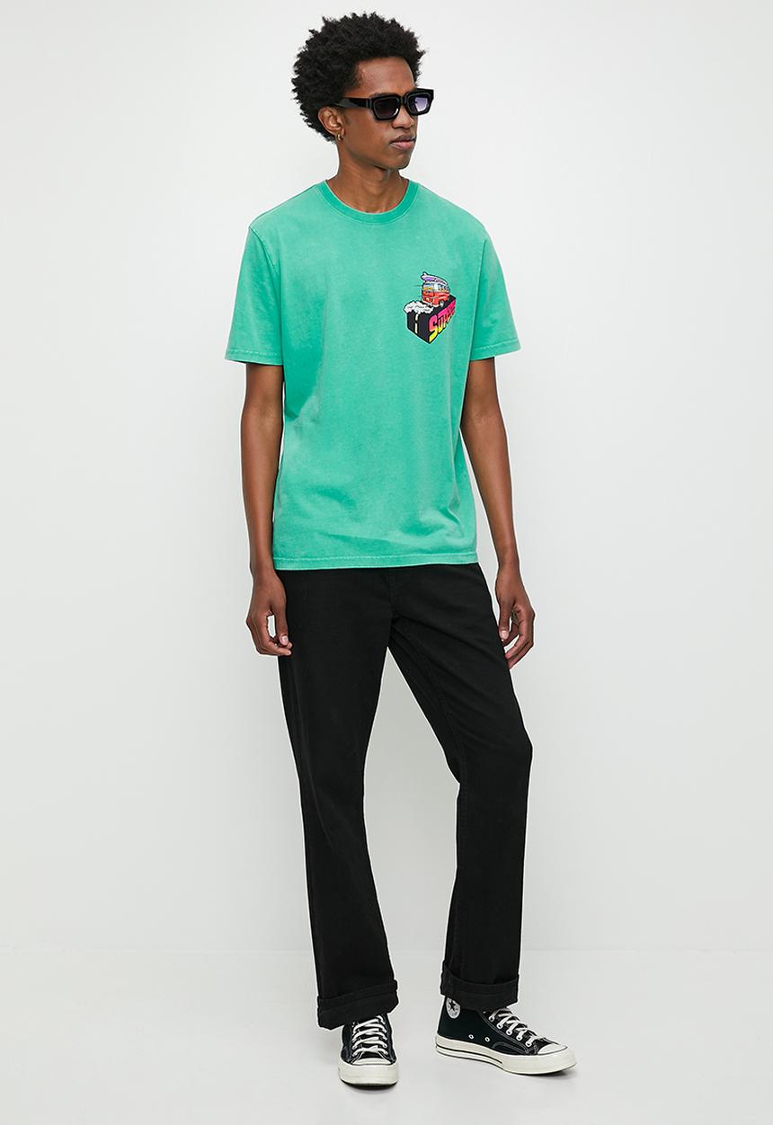 Superdry. - Neon Travel Loose T-Shirt - Cool Green