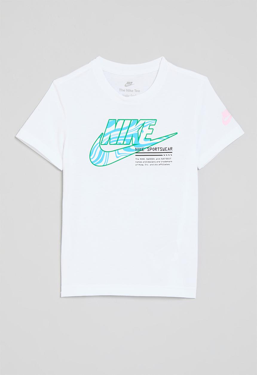 Nike - Nkb futura micro text tee - white