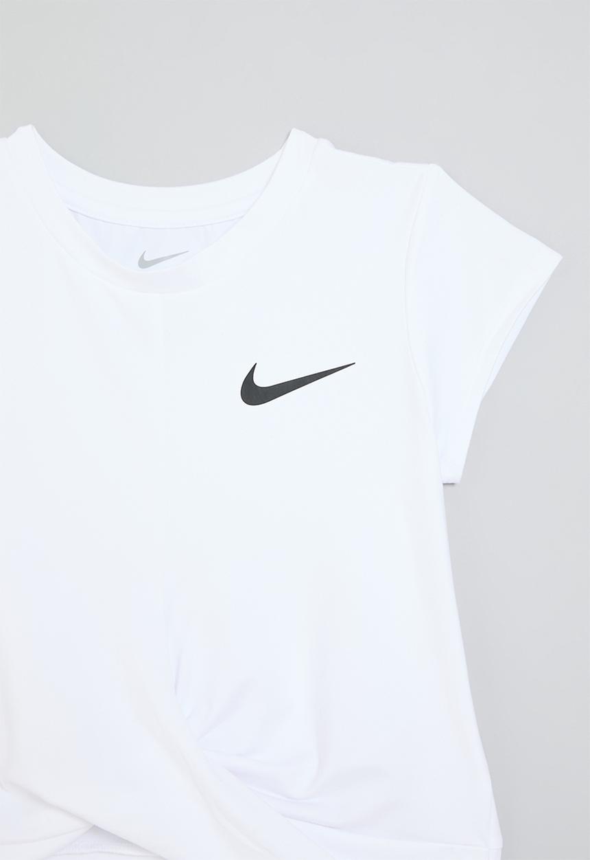 Nike - Nkg all day play twist hem tee - white