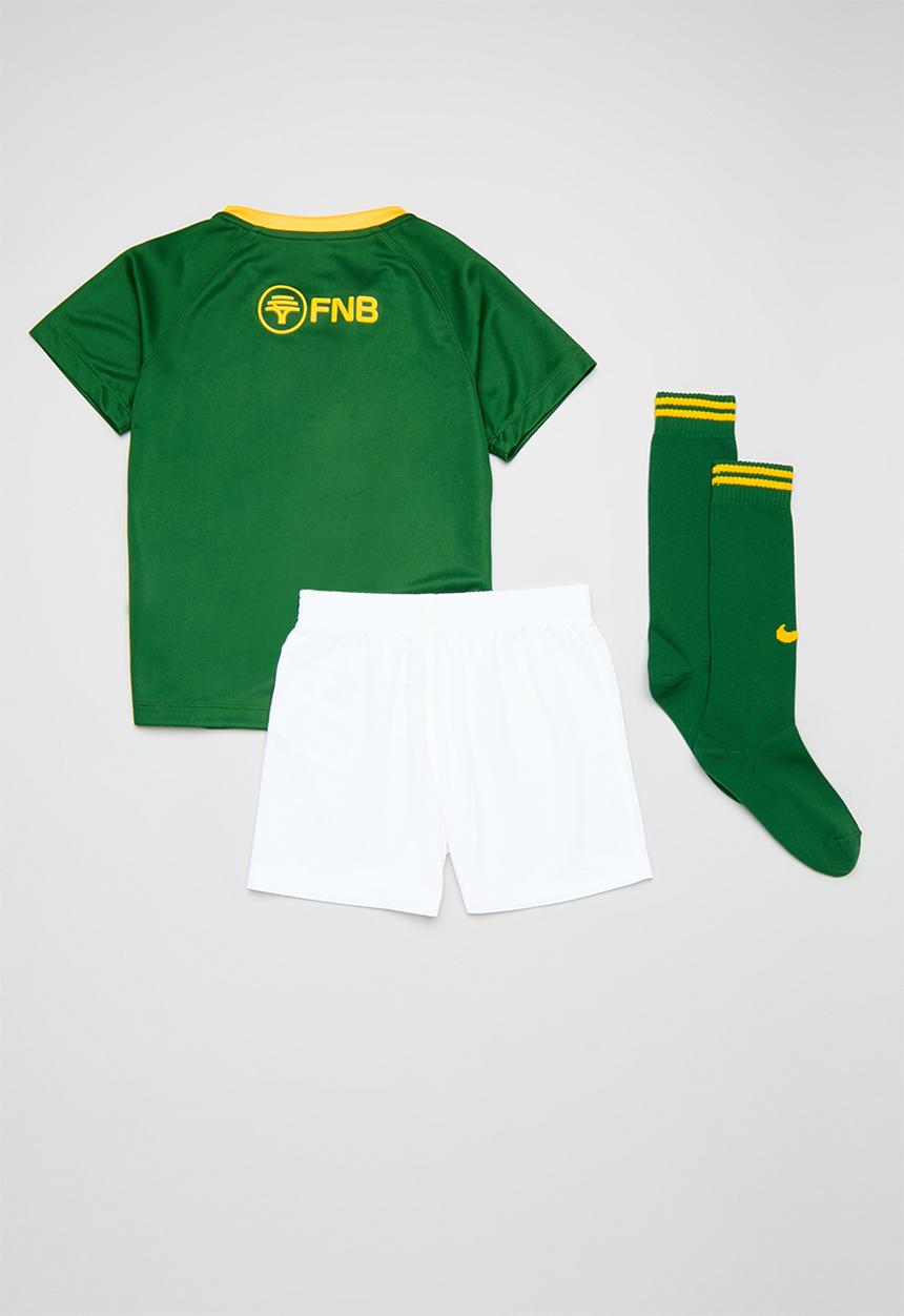 Springboks Youth Stadium home kit - Gorge Green/University Gold
