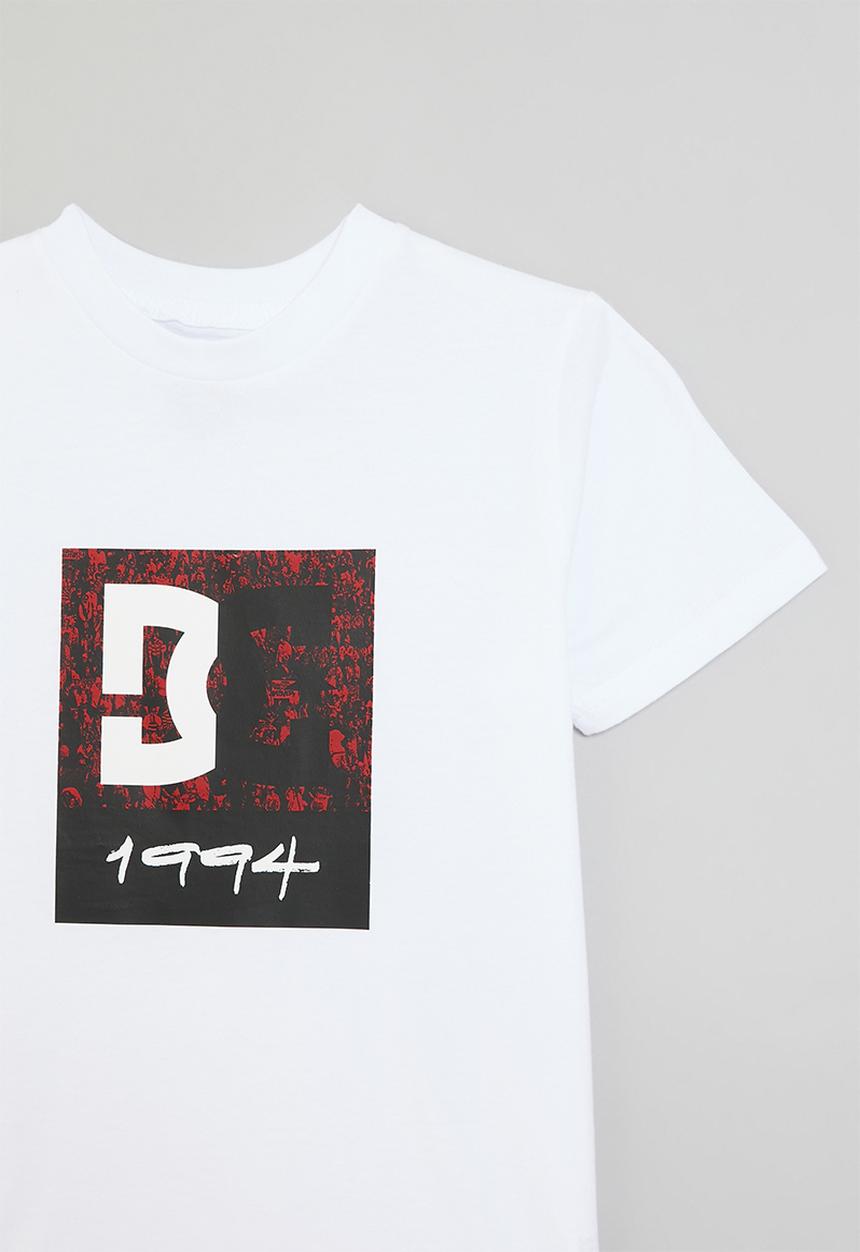 DC - Dc split star short sleeve boy - white