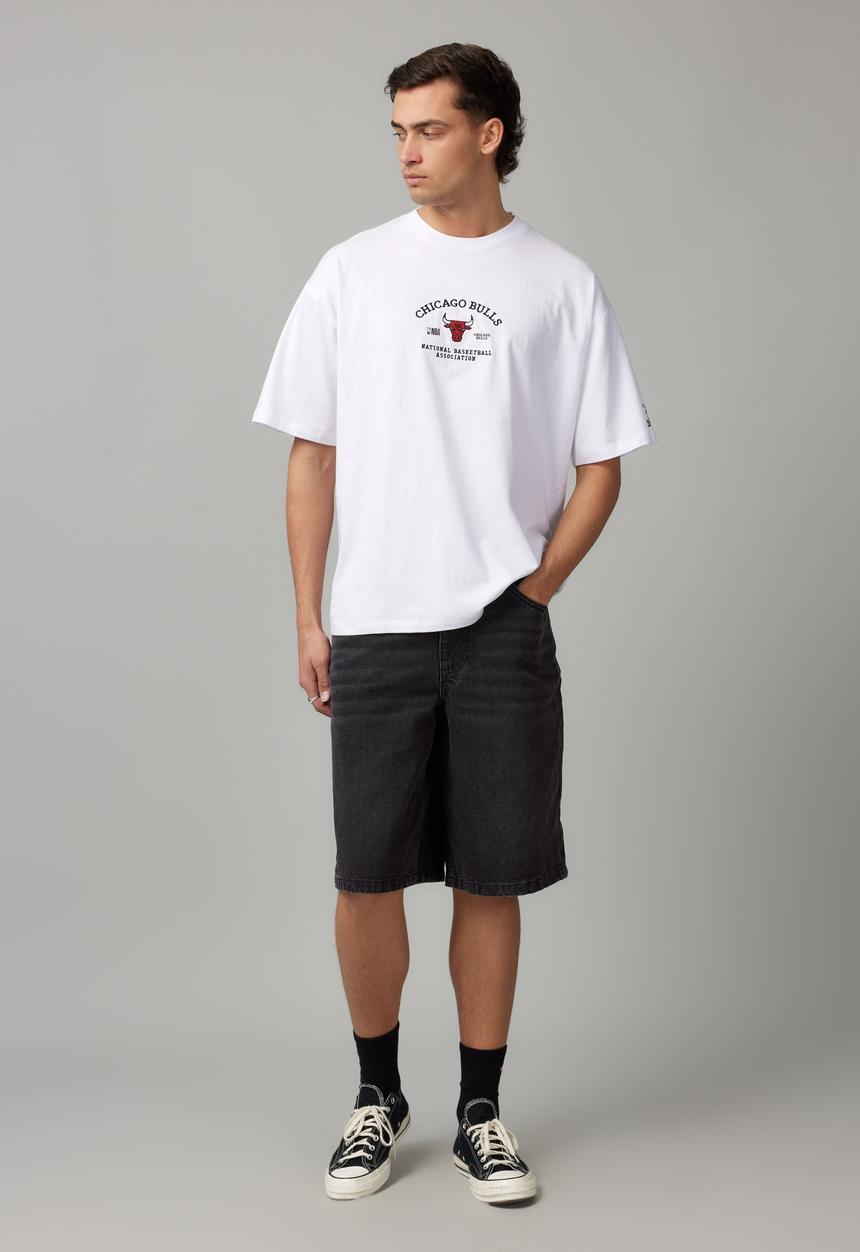 Factorie - Box Fit Nba T Shirt - Lcn Nba White/Chicago Bulls Emb