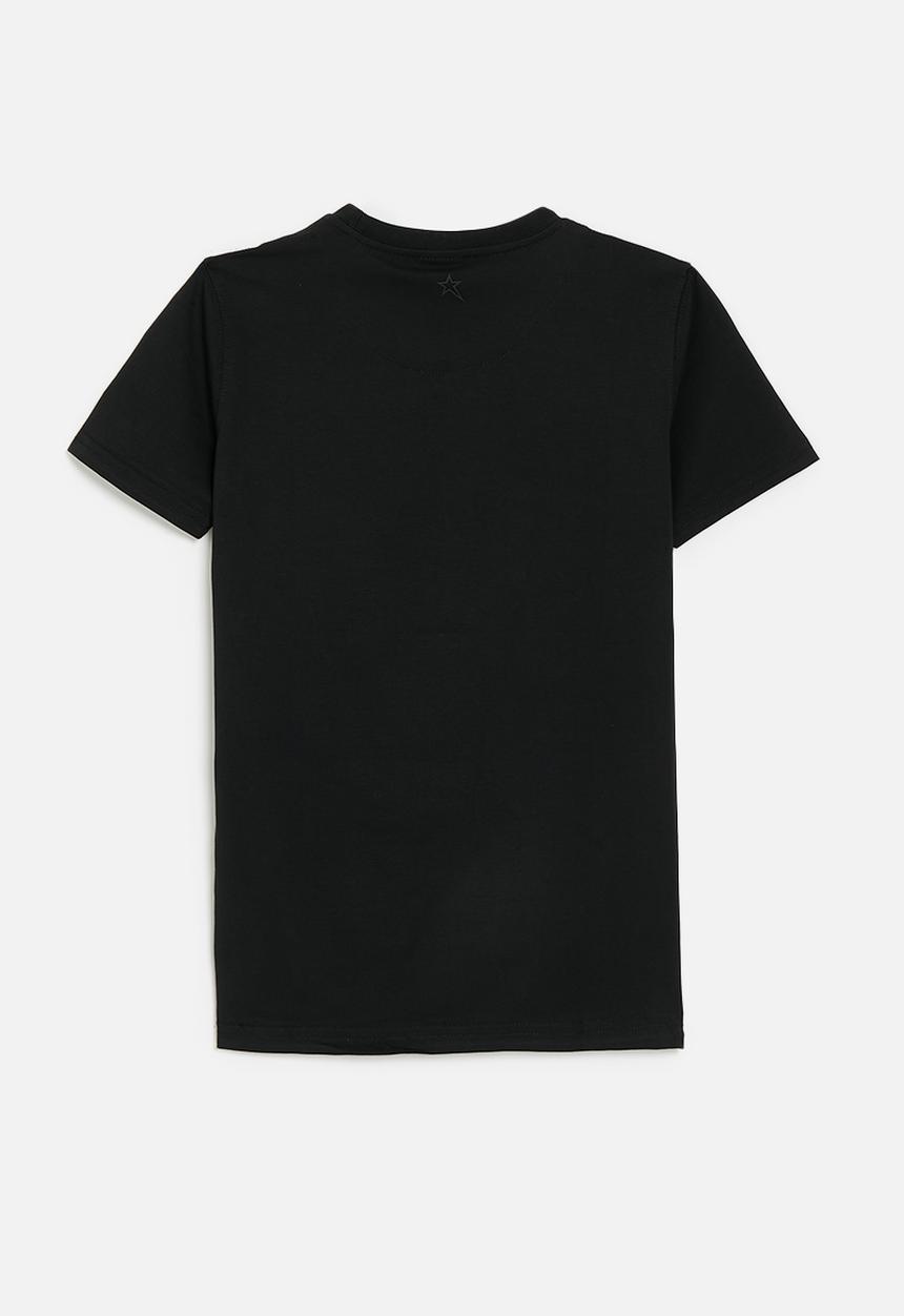 SOVIET - Boys crew neck  fashion tee - black