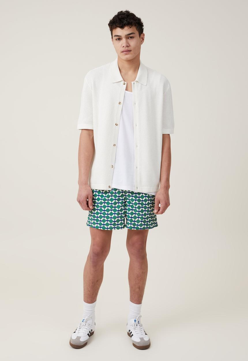 Cotton On - Pablo Short Sleeve Shirt - Vintage White