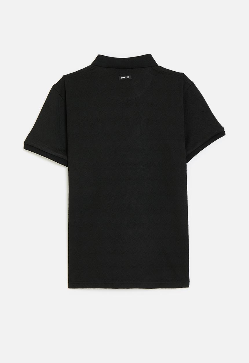 SOVIET - S/slv fashion golfer - black
