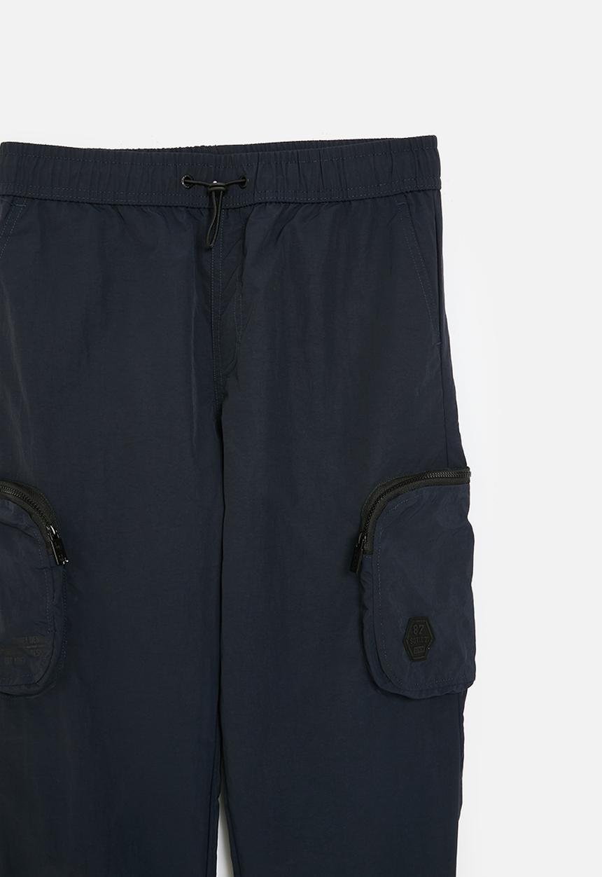 SOVIET - Boys fashion cargo jogger - navy