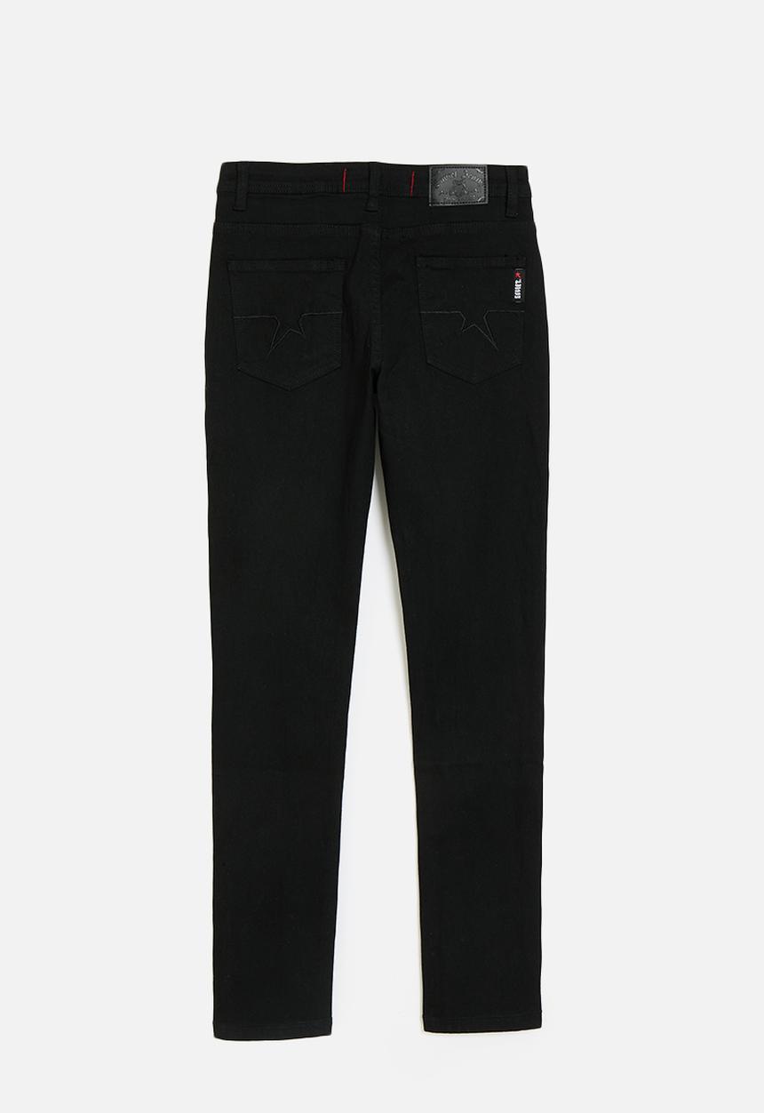 SOVIET - Boys skinny denim  - black2
