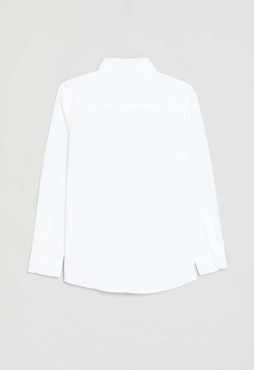 POLO - Boys nicholas long sleeve shirt - white