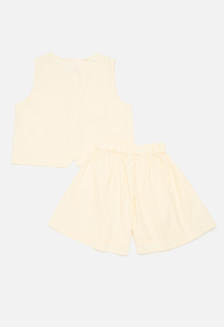 Pop Candy - Top & skirt - ecru