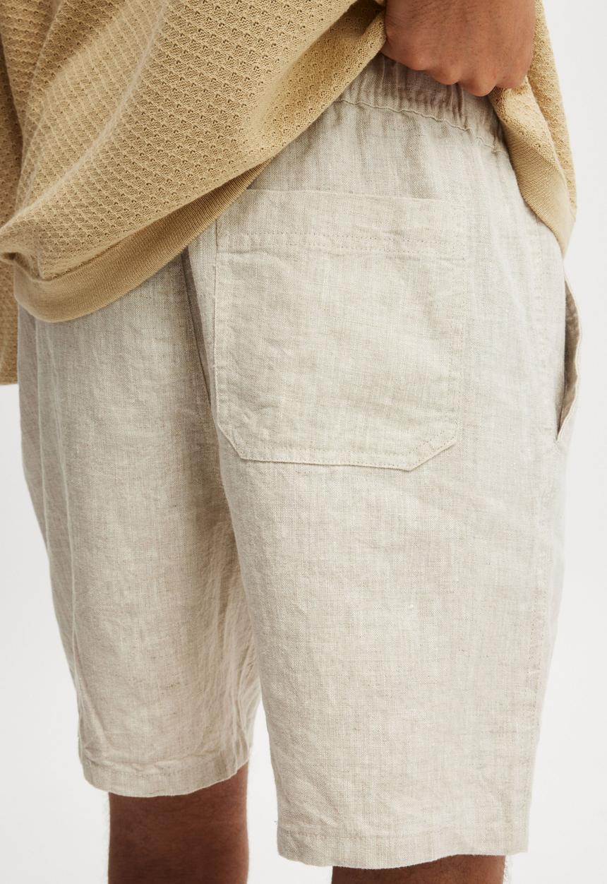 Cotton On - Linen Easy Short- Oatmeal