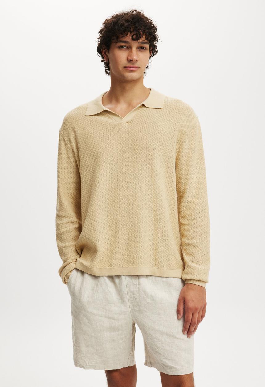 Cotton On - Linen Easy Short- Oatmeal