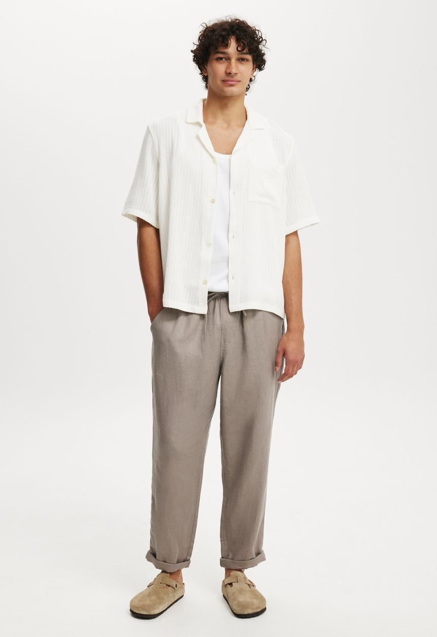 Cotton On - Linen Pant- Dove