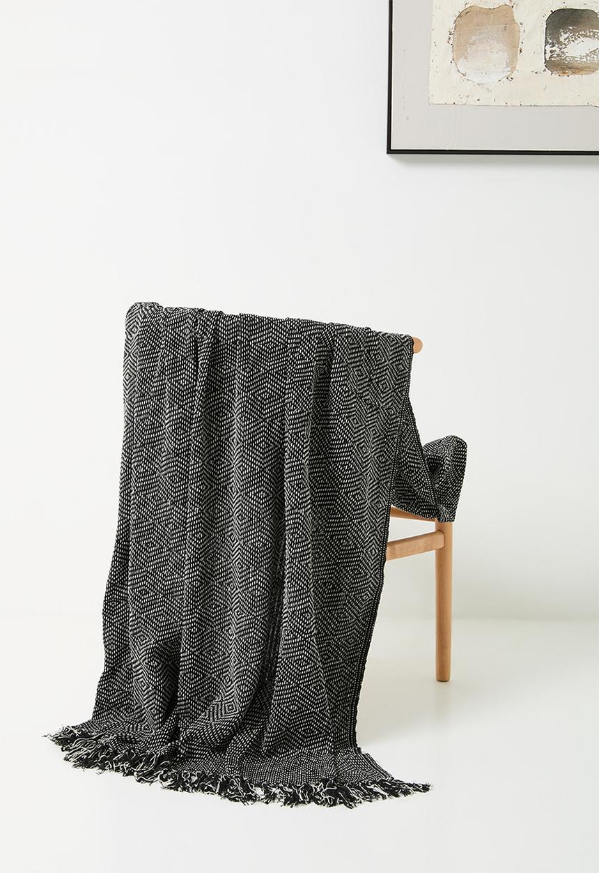 H&S - Diamond Throw - Black