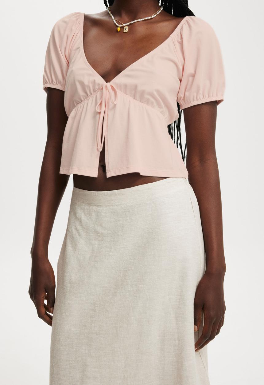 Cotton On - Haven Maxi A-Line Skirt - Neutral