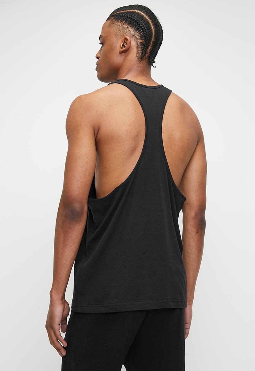 adidas Performance - M tri bar tank - black