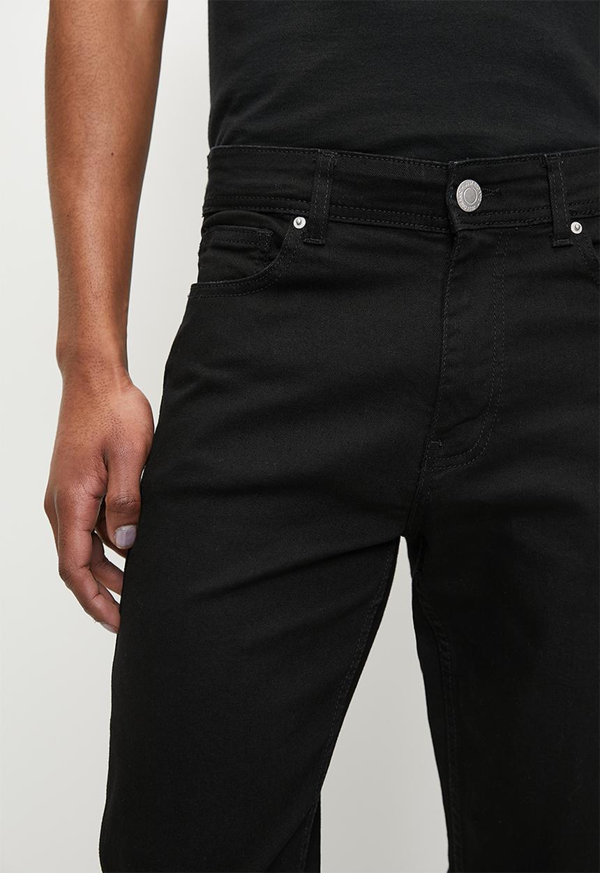 Just Organic - Skinny Rip Jeans - Black