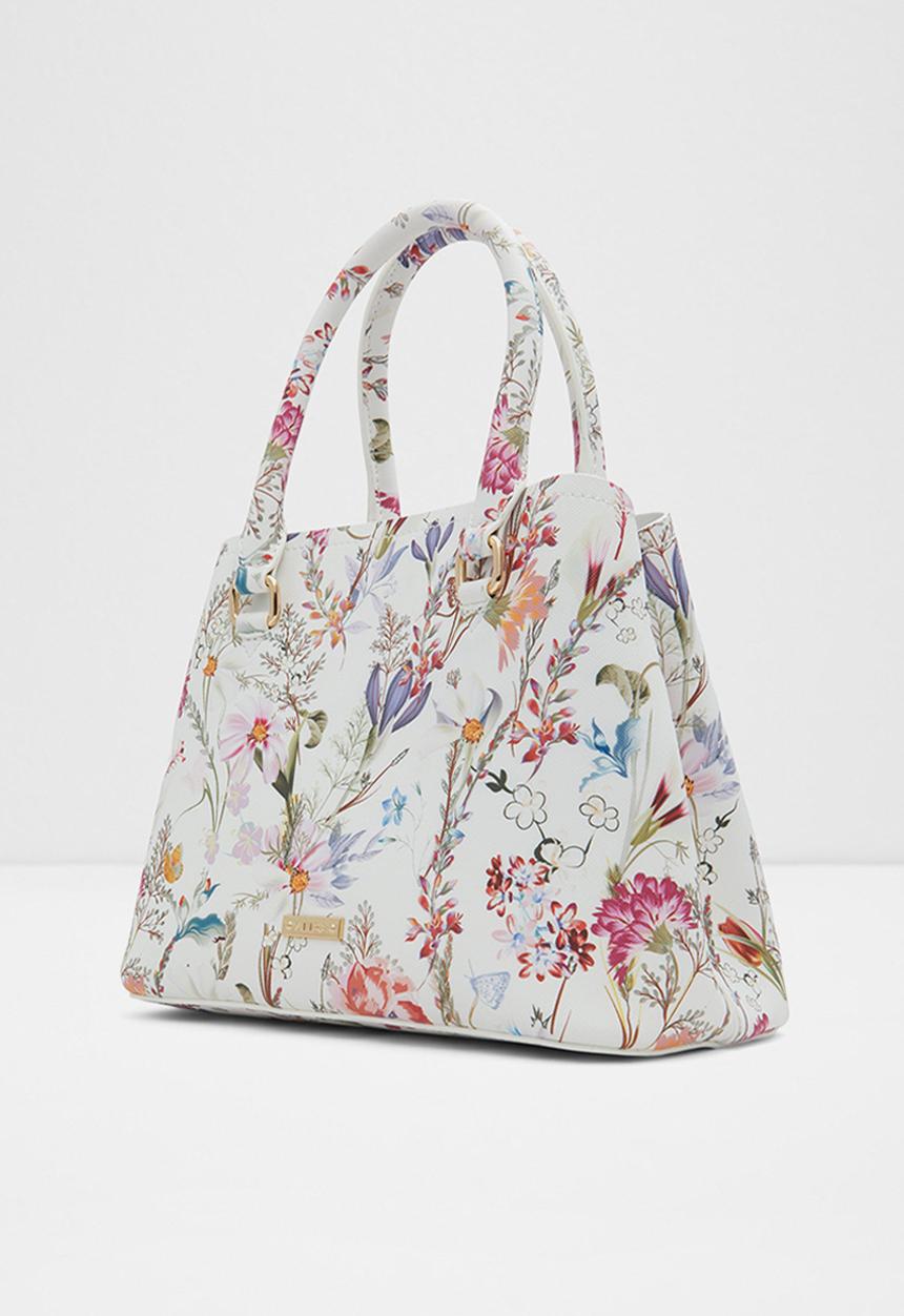 ALDO - Anneteriel  top handle bag - white floral