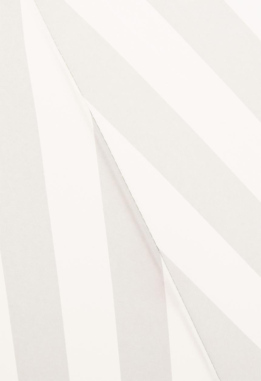 H&S - Candy stripe beach umbrella - Taupe