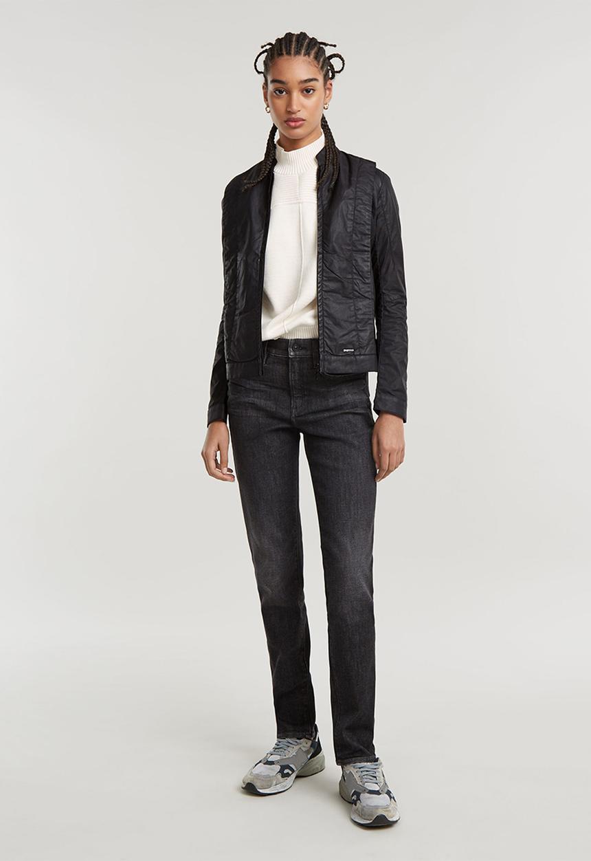 G-STAR - Ace 2.0 slim straight wmn - worn in asteroid grey