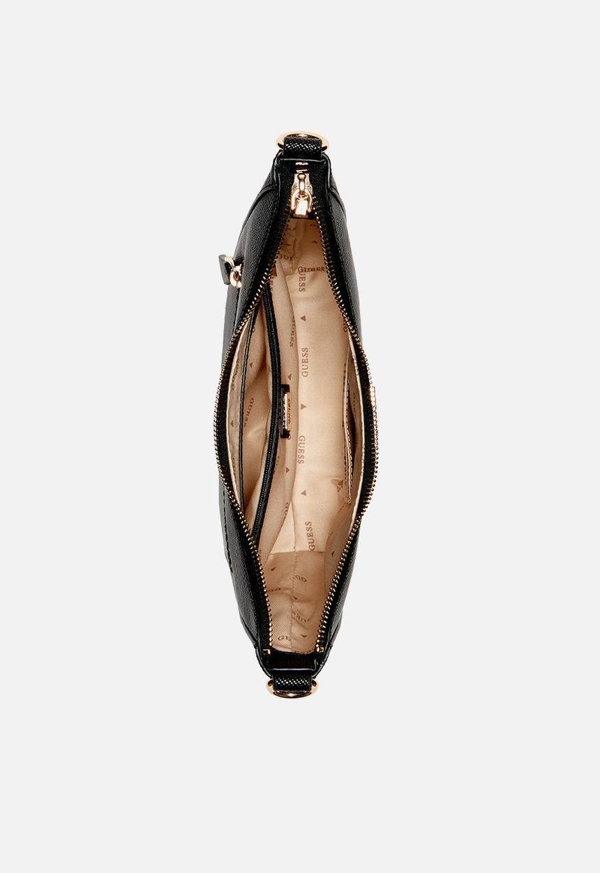 GUESS - Eco gloriana top zip shldr bag - black